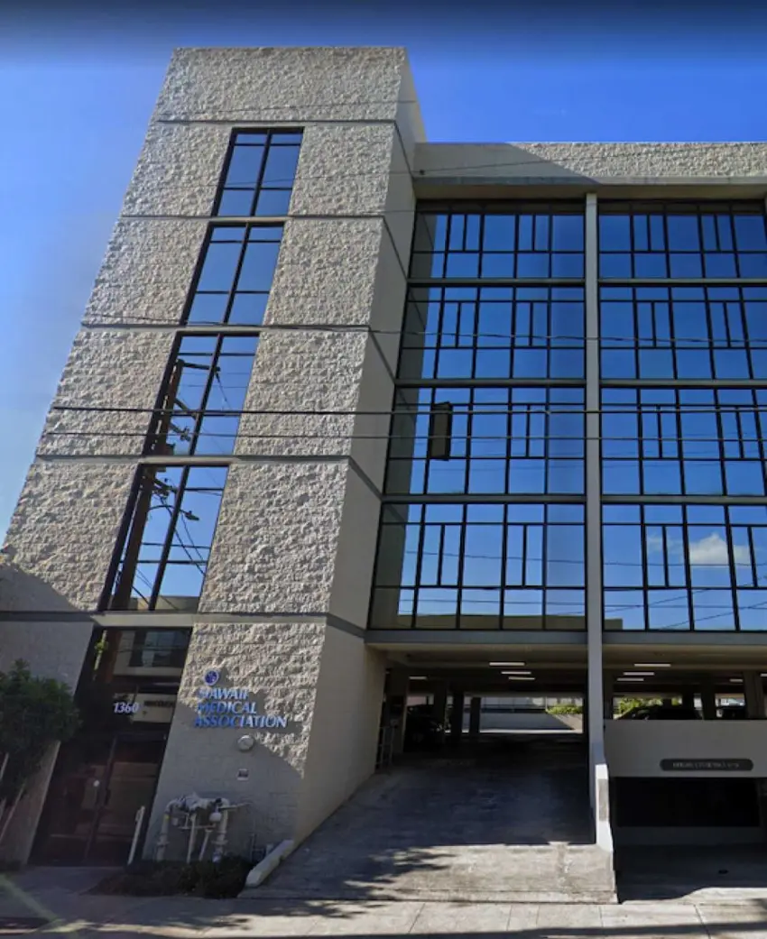 Our office building on South Beretania Street in Honolulu
